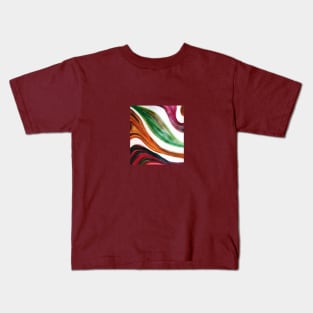 Wavy Colors Kids T-Shirt